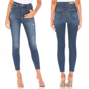 ✨NWT✨ GRLFRND Kendall Distressed High Rise Skinny Jeans in Foxfire Sz 24